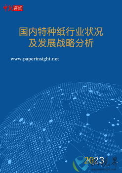 2023年国内特种纸行业状况及发展战略分析