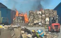 泰国某中资回收纸企业发生火灾